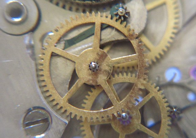 Verzahnung Sekundentrieb AHS 154: Verzahnung Sekundentrieb