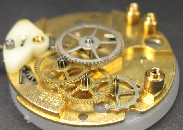 Seitenansicht des Räderwerks AHS 53: Seitenansicht des Räderwerks