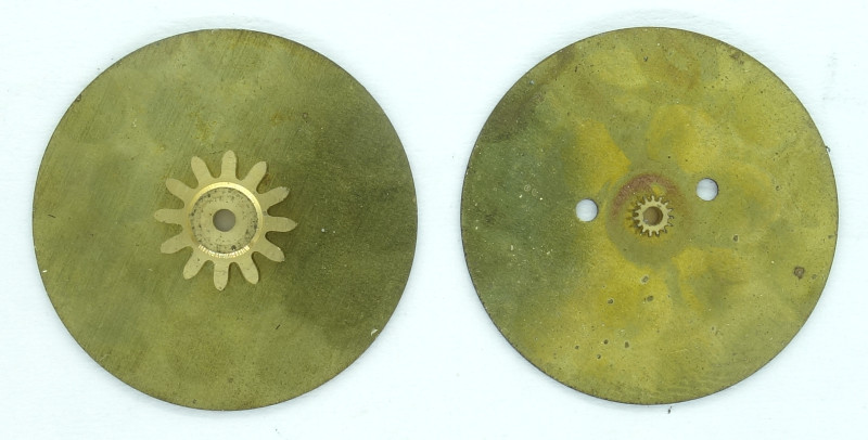 Unterseite Stunden- und Minutenscheibe Amida 4350: Unterseite Stunden- und Minutenscheibe