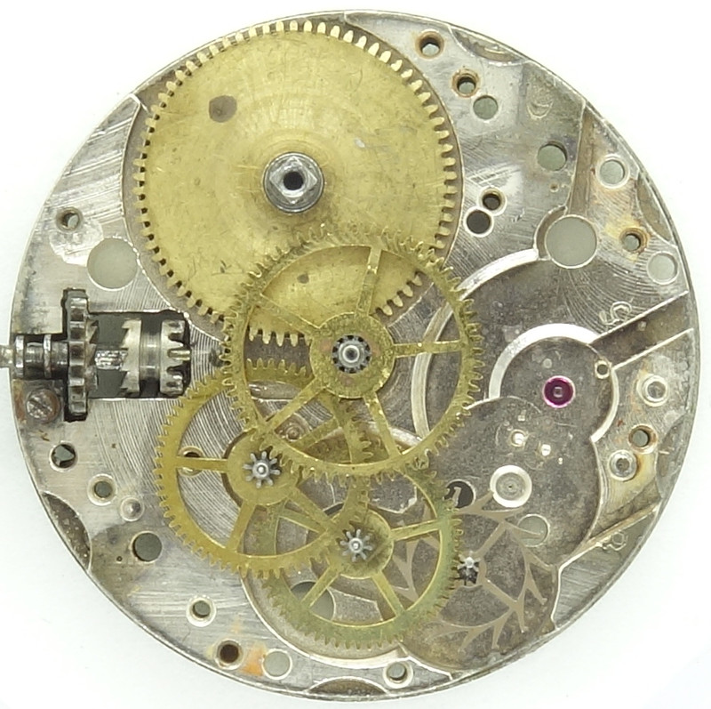 Räderwerk, 7-steinige Ausführung H.F.Bauer 10 1/2 neu: Räderwerk, 7-steinige Ausführung