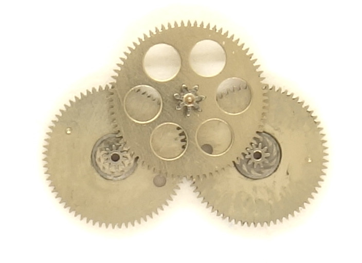 Unterseite des Automaticmechanismus Bifora 114: Unterseite des Automaticmechanismus