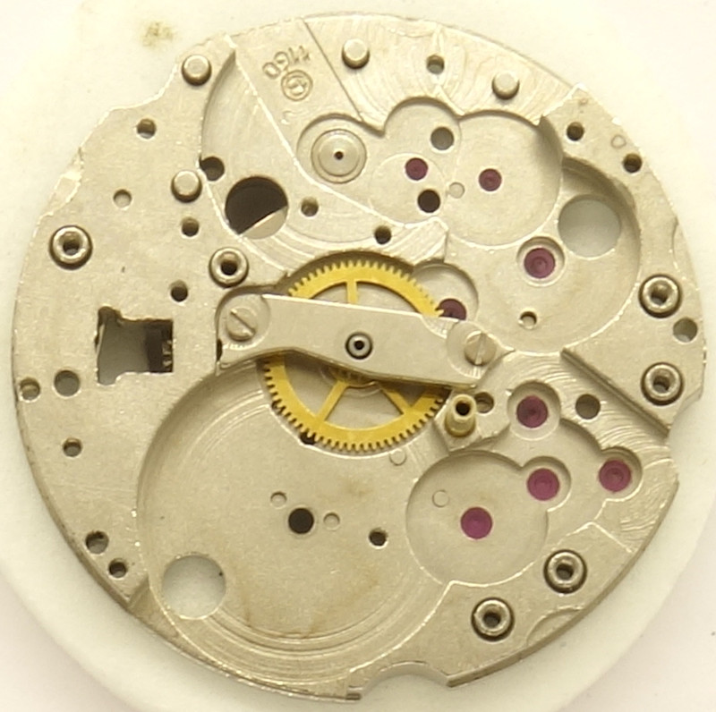 Grundplatine mit Minutenrad Bifora 1160: Grundplatine mit Minutenrad