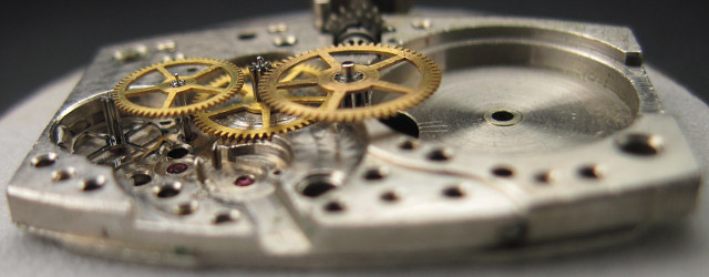 Seitenansicht des Räderwerks Certina 251: Seitenansicht des Räderwerks