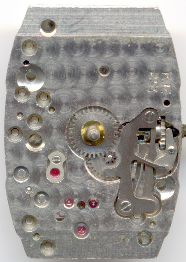 Certina 251 Zifferblattseite Certina 251: Certina 251 Zifferblattseite