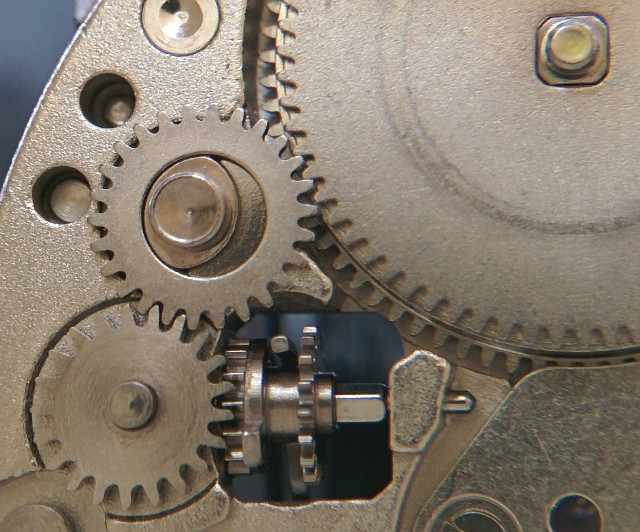 Gesperrwechsler im Eingriff Citizen 8203A: Gesperrwechsler im Eingriff