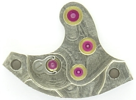 Innenseite der Räderwerksbrücke Cyma 384.K: Innenseite der Räderwerksbrücke