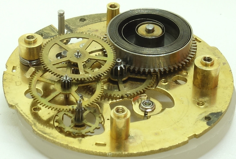 Seitenansicht des Räderwerks Diehl 156 SC CLD: Seitenansicht des Räderwerks