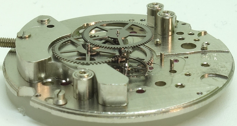 Seitenansicht des Räderwerks EB 8021N: Seitenansicht des Räderwerks