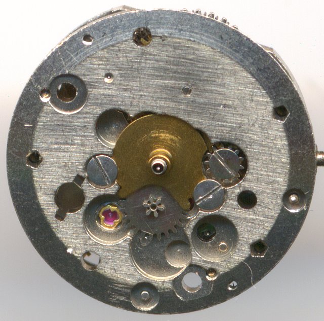 Zifferblattseite, 7-steinige Ausführung EB 8341 / Kienzle 074/20: Zifferblattseite, 7-steinige Ausführung