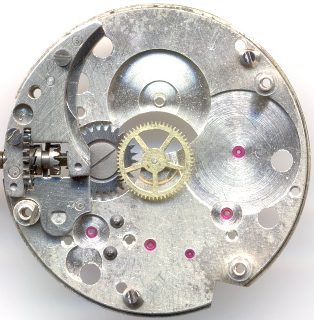 Grundplatine mit Zentralsekundenrad Ebosa 94: Grundplatine mit Zentralsekundenrad