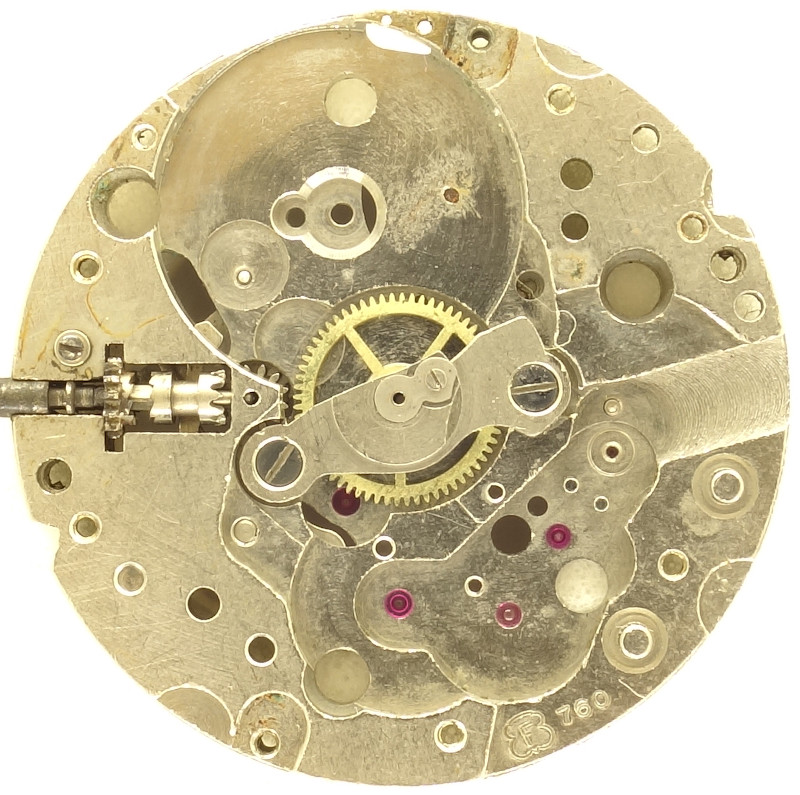 Grundplatine mit Minutenrad Felsa 760: Grundplatine mit Minutenrad