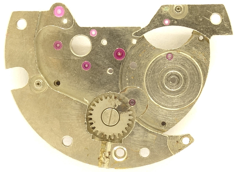 Unterseite Räderwerksbrücke Felsa 760: Unterseite Räderwerksbrücke