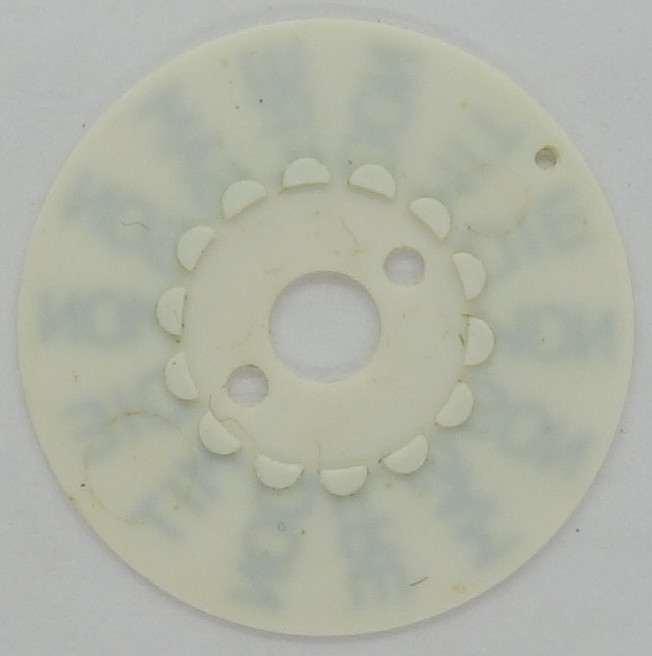 GUB 11-27: Innenseite Wochentagsscheibe