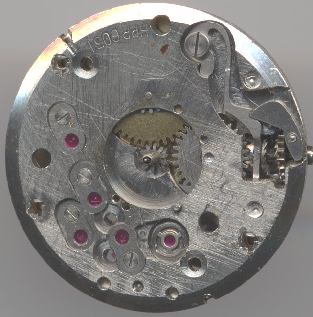 Zifferblattseite ohne Datumsindikation HPP 6031: Zifferblattseite ohne Datumsindikation