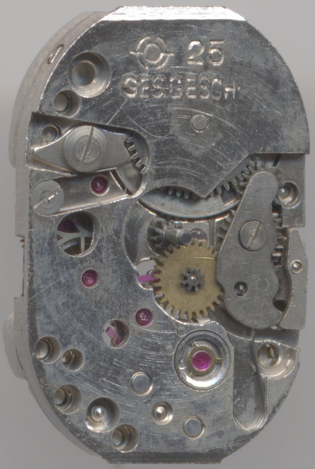 Otero 25 Zifferblattseite Otero 25 / Dugena 818: Otero 25 Zifferblattseite