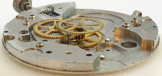 Seitenansicht des Räderwerks Otero 722: Seitenansicht des Räderwerks