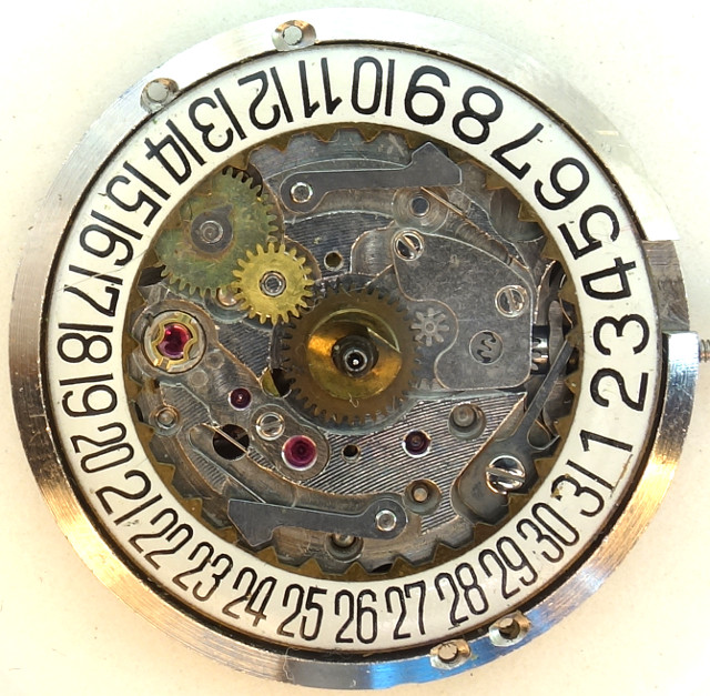 Kalendermechanismus Otero 722: Kalendermechanismus