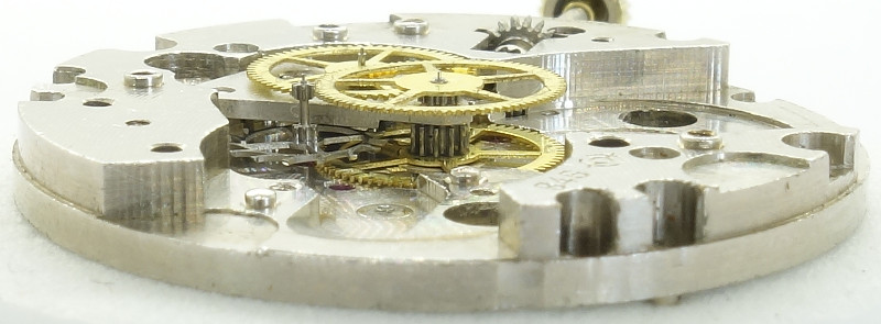 Seitenansicht des Räderwerks Otero 846: Seitenansicht des Räderwerks