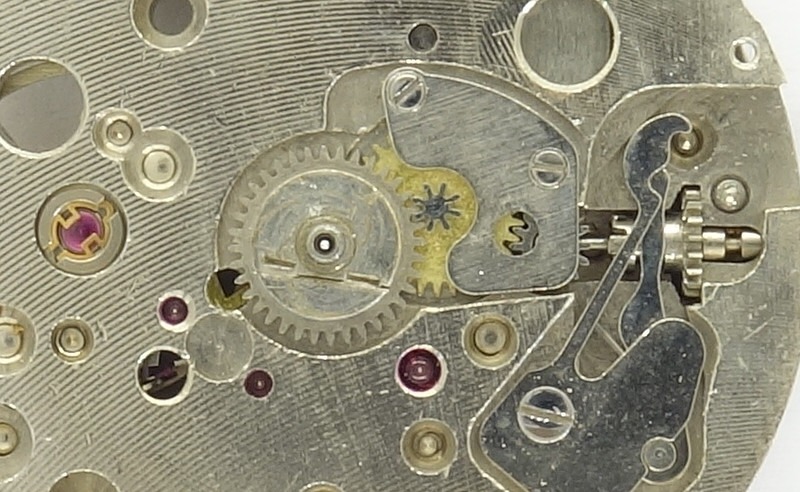 Stundenrad mit gebrochener Feder Otero 846: Stundenrad mit gebrochener Feder