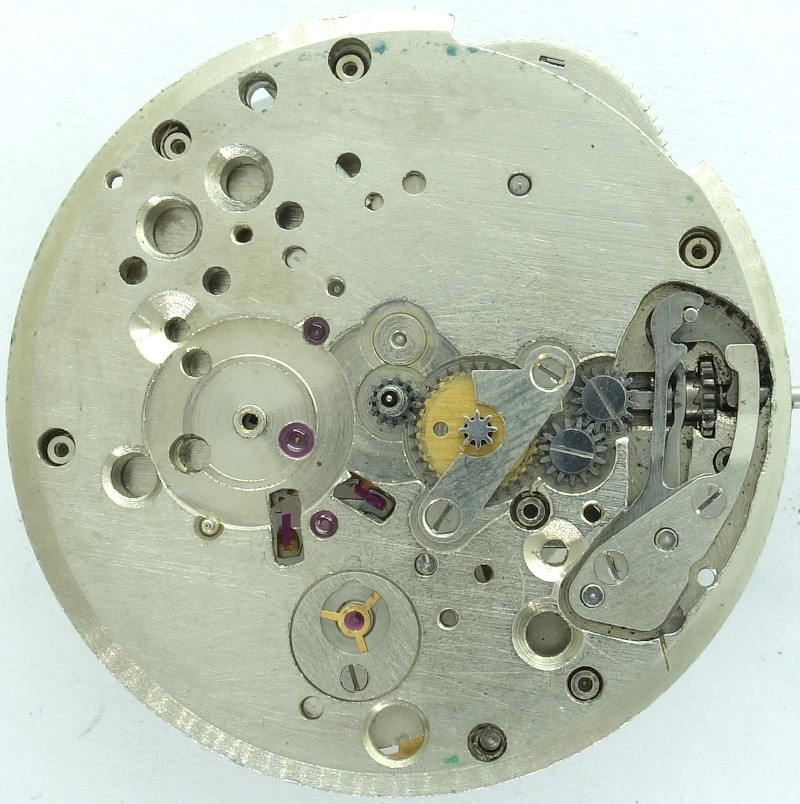 noch leere Zifferblattseite Poljot 2614B: noch leere Zifferblattseite