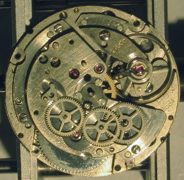 Automaticmechanismus freigelegt PUW 1561: Automaticmechanismus freigelegt