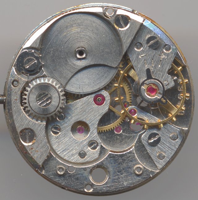 (fast) leere Platine Raketa 2609: (fast) leere Platine