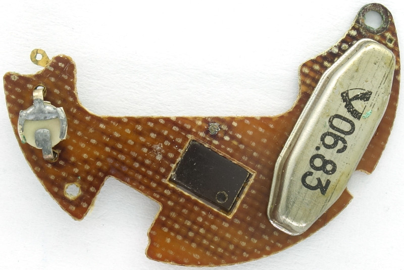 Unterseite Elektronikmodul Raketa 3056A: Unterseite Elektronikmodul