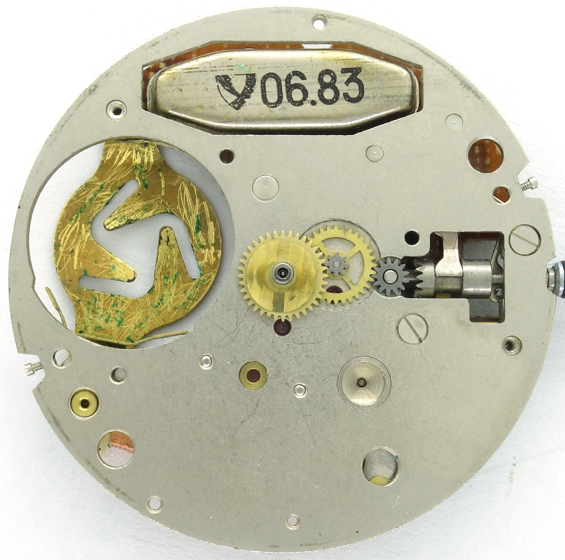 offene Zifferblattseite Raketa 3056A: offene Zifferblattseite