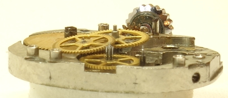 Seitenansicht des Räderwerks Universal 501: Seitenansicht des Räderwerks