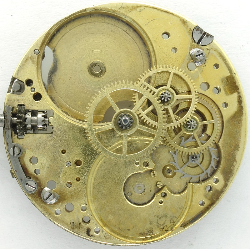 Räderwerk unbekanntes 11 1/2 liniges Ankerwerk: Räderwerk