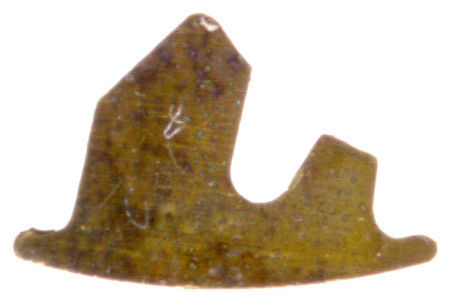 Spacer unter dem Unruhkloben Wostok 2416B: Spacer unter dem Unruhkloben