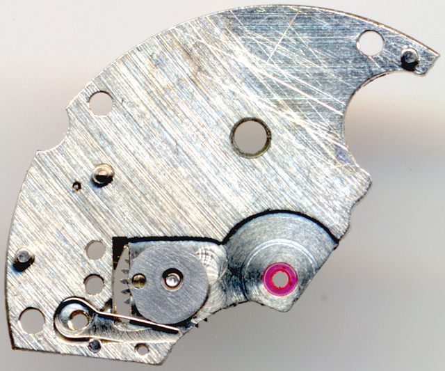 Unterseite Federhausbrücke Wostok 2416B: Unterseite Federhausbrücke