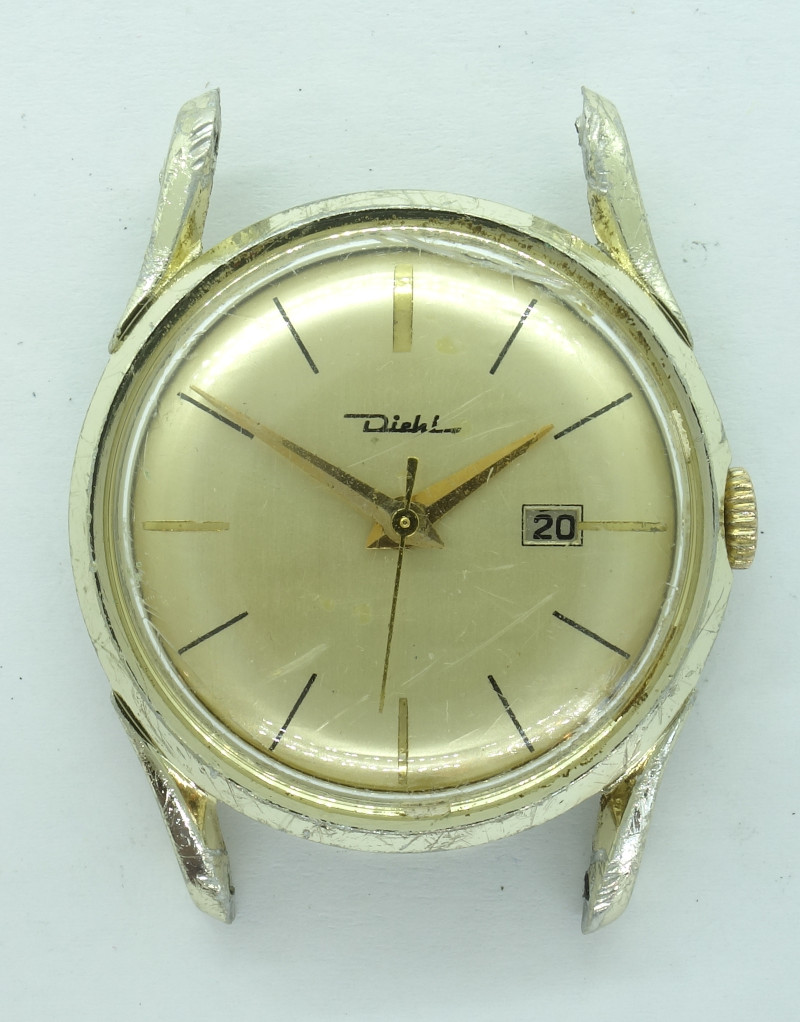 Diehl Herrenuhr in Aluminium-Gehäuse Diehl 156 SC CLD: Diehl Herrenuhr in Aluminium-Gehäuse