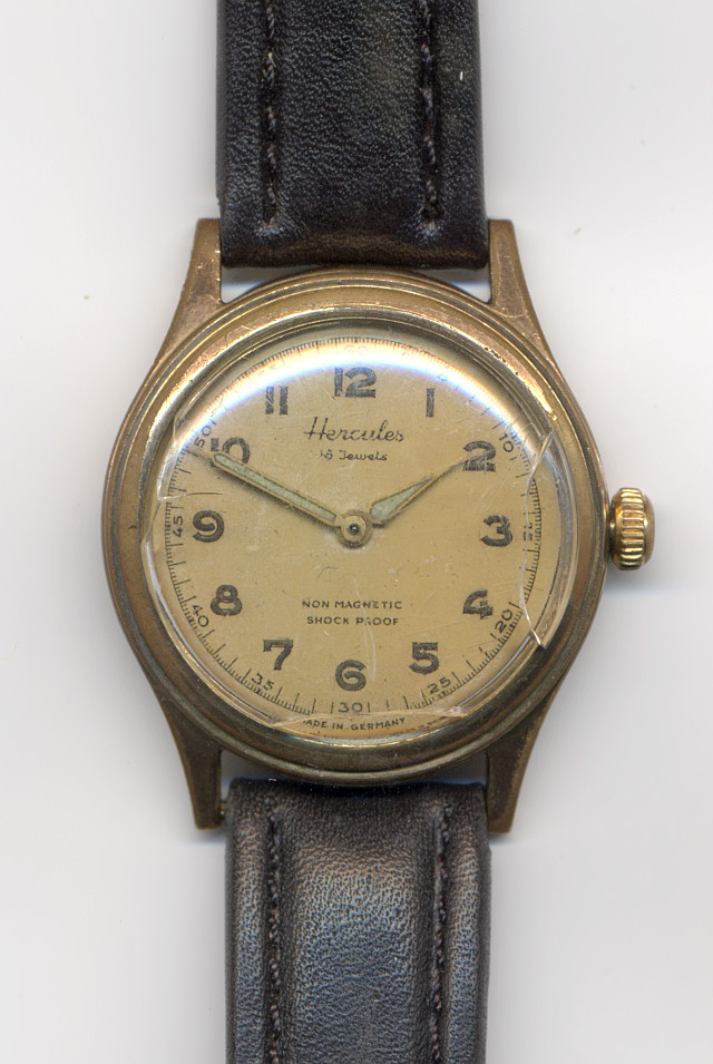 Hercules Herrenuhr (Sekundenzeiger fehlt) HPP 125: Hercules Herrenuhr (Sekundenzeiger fehlt)