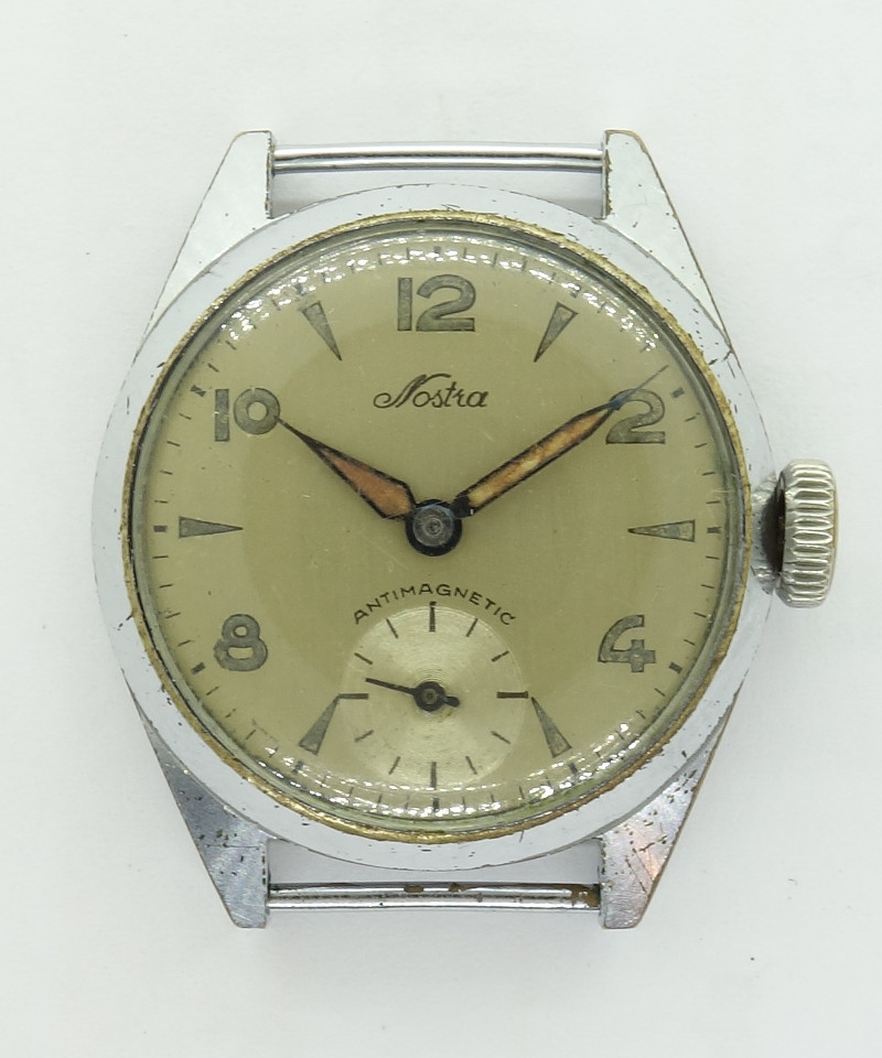 Nostra Herrenuhr (7 Jewels) H.F.Bauer 10 1/2 neu: Nostra Herrenuhr (7 Jewels)